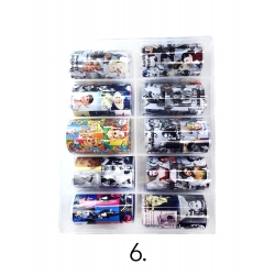 Papel foil variado 10 pcs...