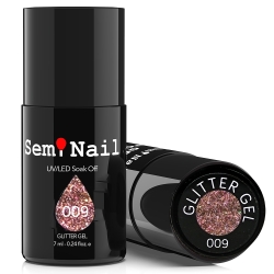 Glitter gel Seminail 009 7 ml.