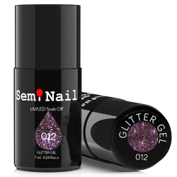 Glitter gel Seminail 012 7 ml.