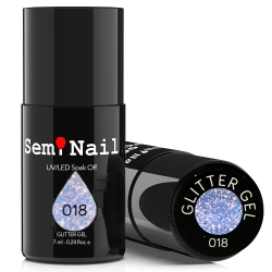Glitter gel Seminail 018 7 ml.