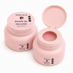 Builder Gel - Pink Glitter...